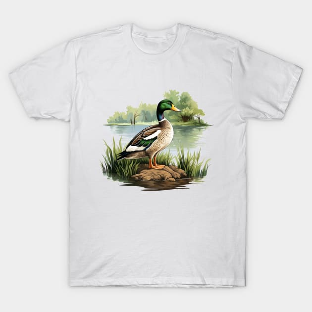 Mallard T-Shirt by zooleisurelife